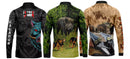 KIT 3 CAMISETAS LA CAÇA TECIDO DRY FIT PREMIUN COM PROTEÇÃO SOLAR UV 50+
