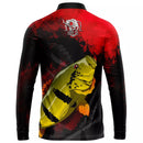 Camiseta de Pesca Tucunaré com proteção uv 50+ com tecido premium e gola ziper