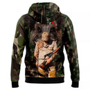 Moletom De Caça Verde Camuflado