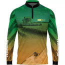 Camiseta Terragro Plantação Brasil com Gola de Zíper e Tecido Premium com Proteção UV50+